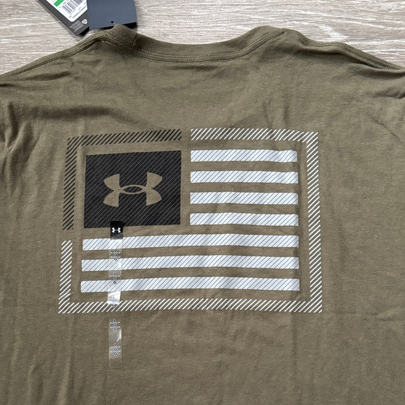 Under Armour Men's Olive Green Short Sleeve Tee NWT - Picture 4 of 4